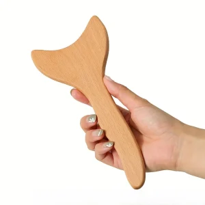 Y Shape Wooden Gua Sha Neck Shoulder Back & Hand Massager Tool Board Therapy Massage for Body Use Guangdong