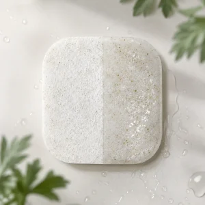 Y571 Mugwort Active Infused Makeup Remover Pads Artemisia & Plant Fiber Blend Soothing Botanical Cotton Pads