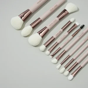 YM Premium Dual Ended Makeup Brush Set Eco Friendly Bedazzled Makeup Brushes with Custom Logo Cute Professional Gift Kit