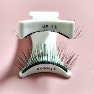 Yiernuo 1pcs Plastic Magnetic Eyelashes Curler Custom Logo Glue Free Portable Eyelash Curler Eyelash Clip Only Clips