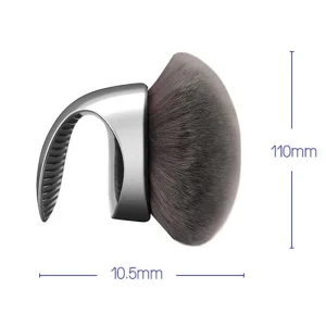 ZNYBEAUTY Large Soft Bristled Synthetic Hair Plastic Handle Single Body Brush Beauty Cross Border Angular Blush Makeup Brush