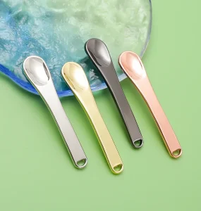 Zinc Alloy Face Cream Spoon Beauty Skincare Massage Eye Cream Spoon Metal Beauty Eye Face Cream Scoop