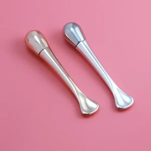 Zinc Alloy Metal Eye Massage Wand Stick Roller Eye Cream Spoon Cosmetic Skincare Spatula Facial Spoon
