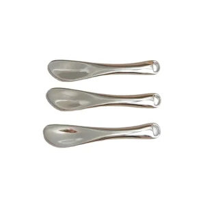 Zinc Alloy Metal Spatula Cream Massage Tools Cosmetic Stick for Facial Massage Mini Spatula